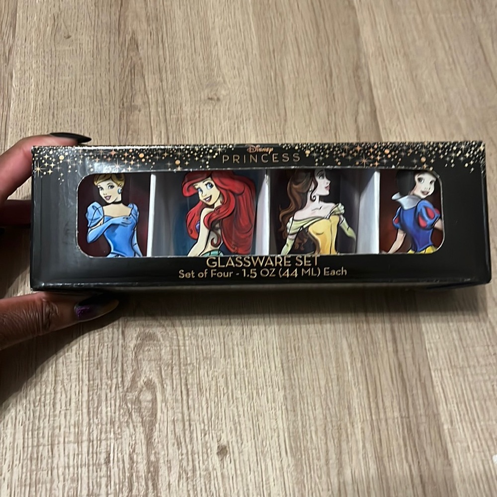 🆕 Disney Princess Glassware Set